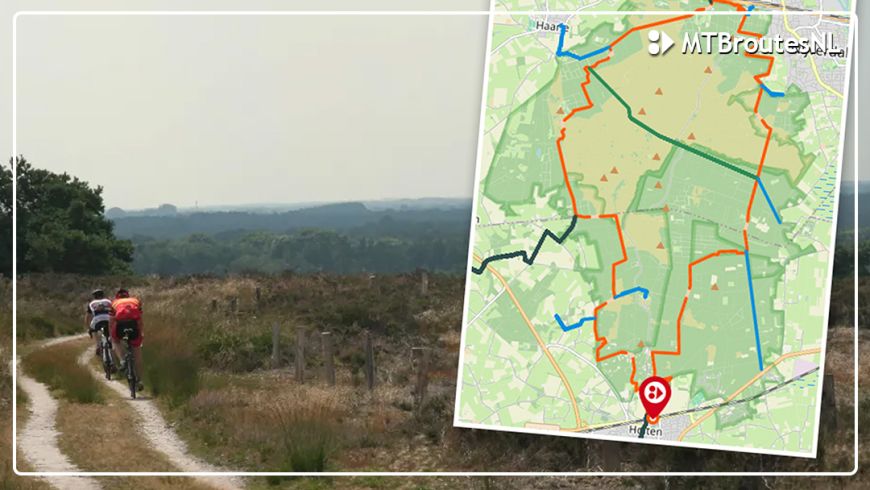 De MTB Route Holterberg op Sallandse Heuvelrug moet 2 maanden langer dicht !