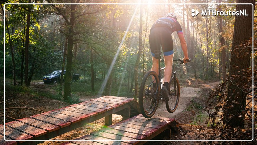 Oefenlijnen vernieuwd bij OERRR lus Veluwezoom door bijdrage SHIMANO Trail Born Fund