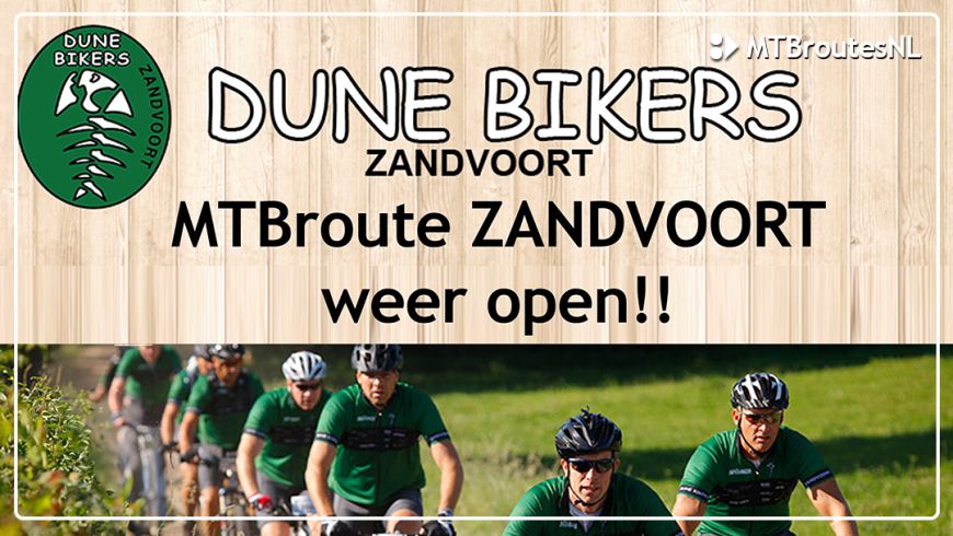 MTBroute ZANDVOORT weer OPEN!!