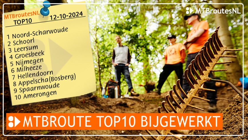 MTBroute TOP10 bijgewerkt 12-10-2024