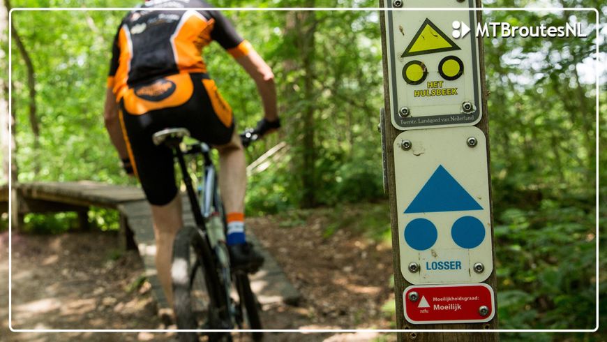 Mountainbikeroutes in Twente nu duidelijk gemarkeerd voor elk niveau