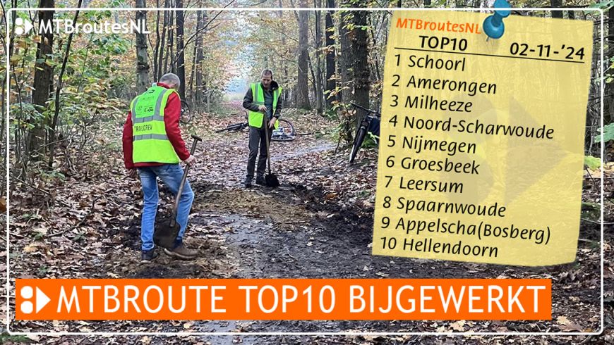 MTBroute TOP10 bijgewerkt 02-11-2024