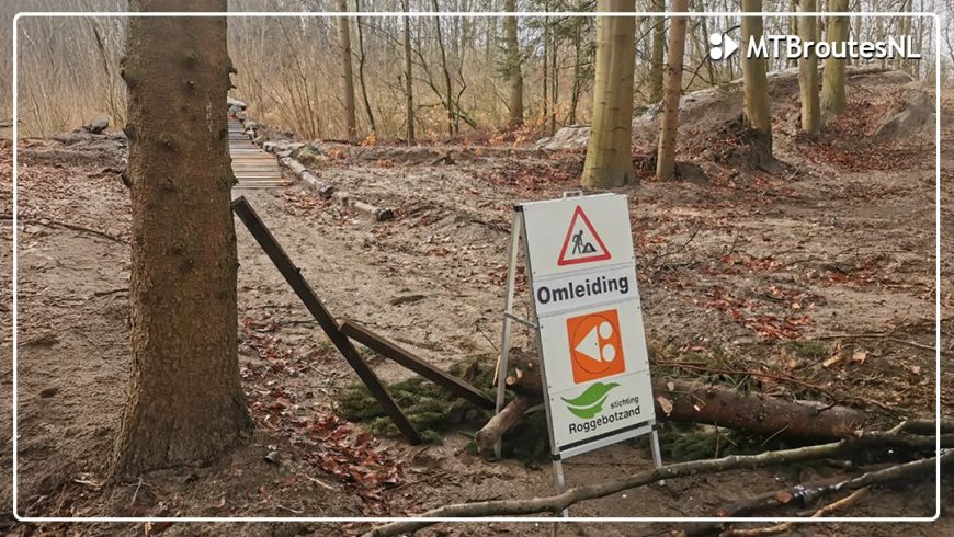 Vlonder-toegang MTBroute DRONTEN tijdelijk afgesloten