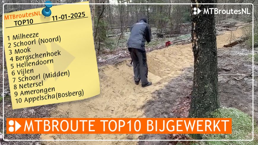 MTBroute TOP10 bijgewerkt 11-01-2025