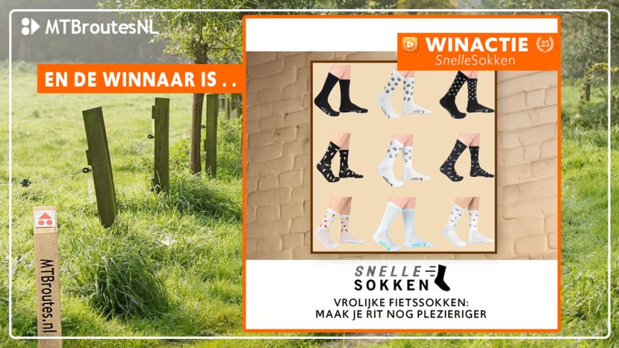 Winnaar 9 Paar Snelle Sokken bekend 🎉